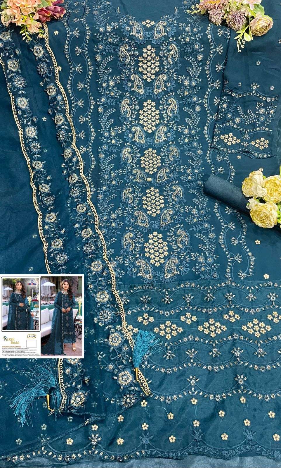 shanaya rose bridal s-115 colour edition pakistani salwar kameez online wholesaler surat 