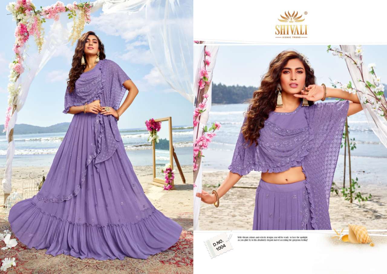 shivali fashion khwaab exclusive indo western party wear collection wholesale price surat 
