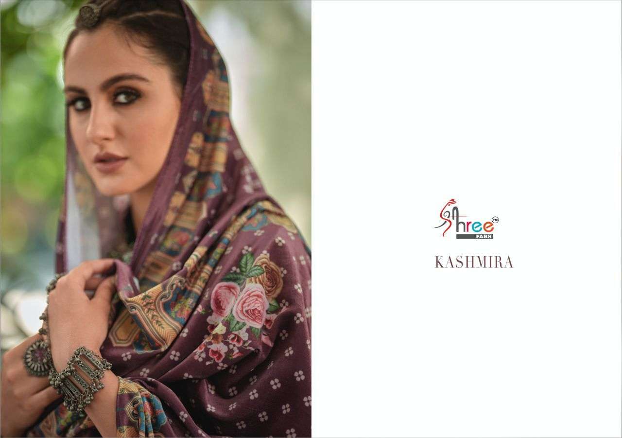 shree fabs kashmira 1001-1006 series velvet collection salwar kameez surat