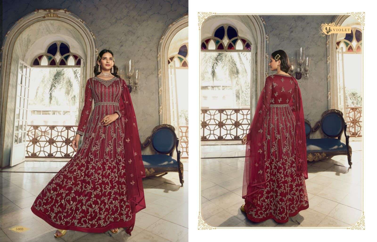 swagat violet 5401-5408 series festival collection party wear salwar suits wholesale price surat