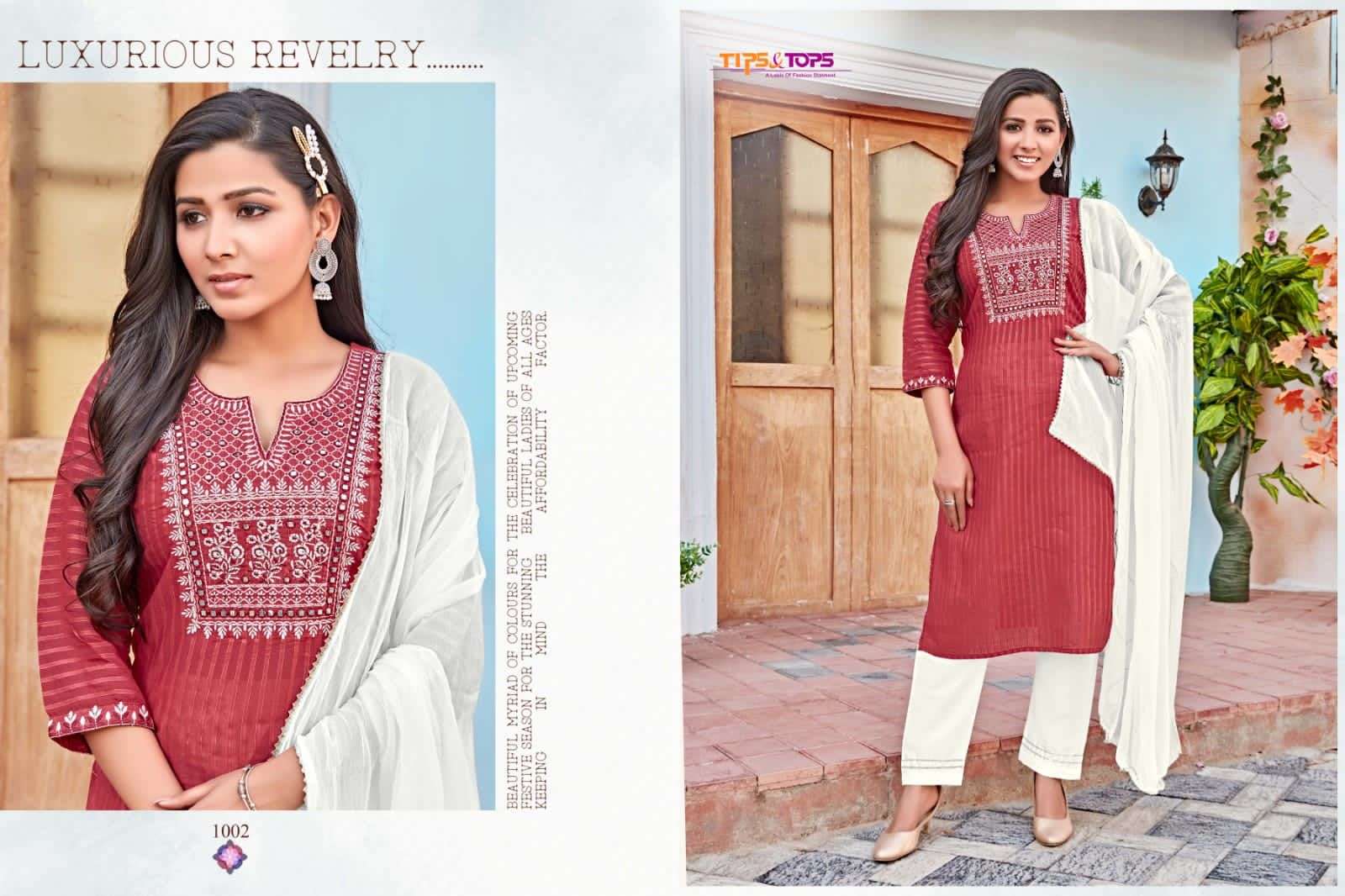 tips and tops biba festive wear fancy kurtis wholesale price online supplier surat