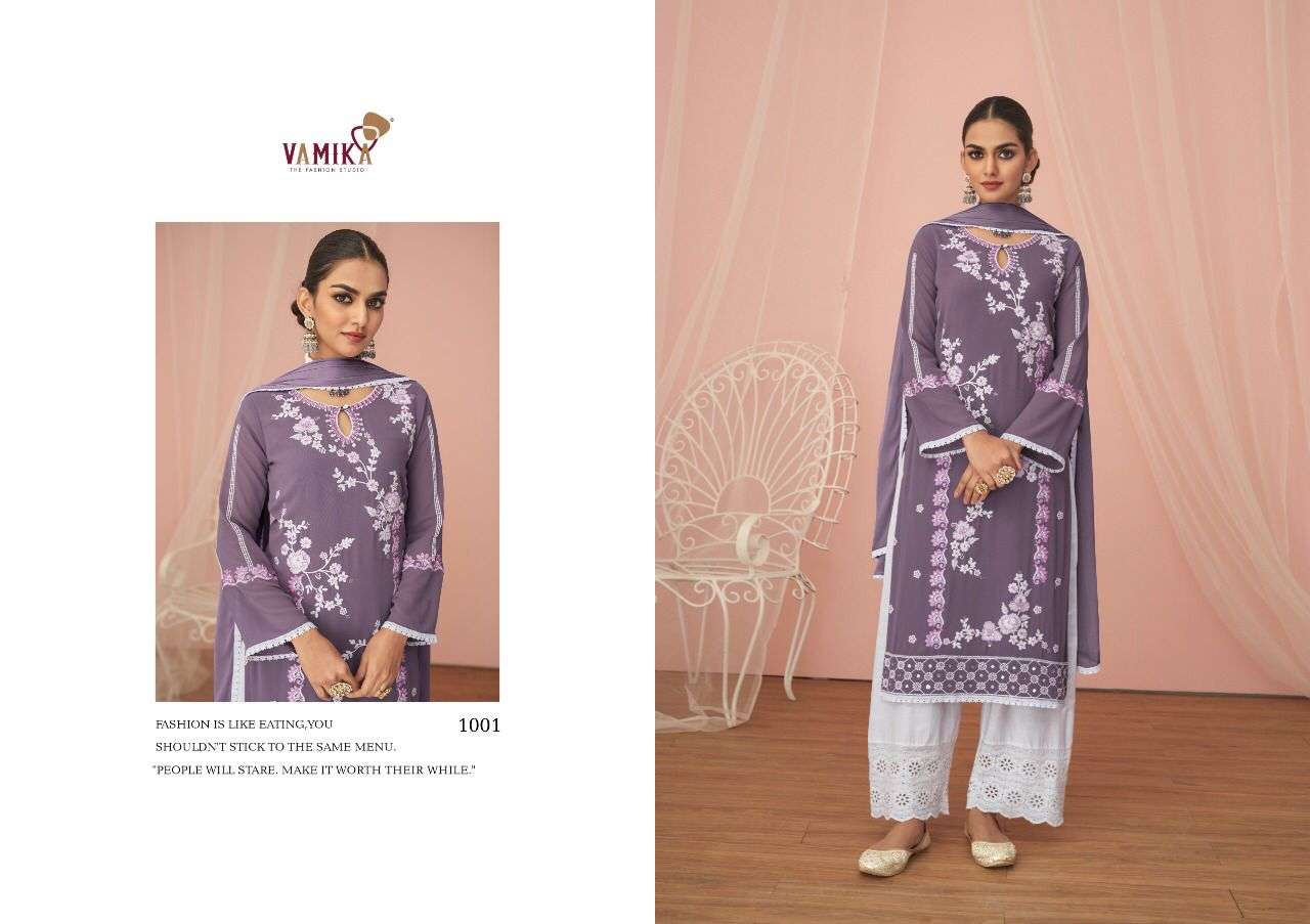 vamika noor 1001-1006 series luxury pret formal wear collection wholesaler surat