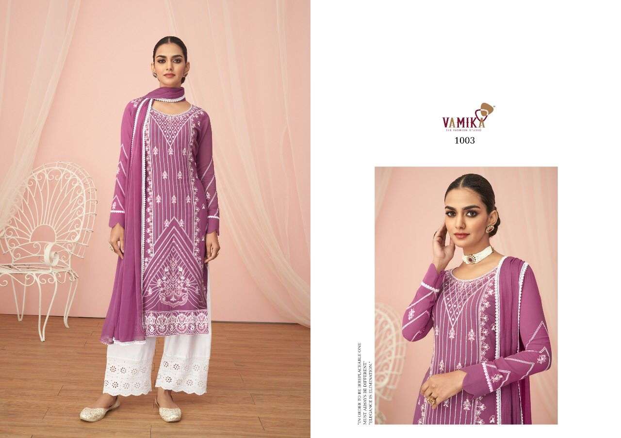 vamika noor 1001-1006 series luxury pret formal wear collection wholesaler surat