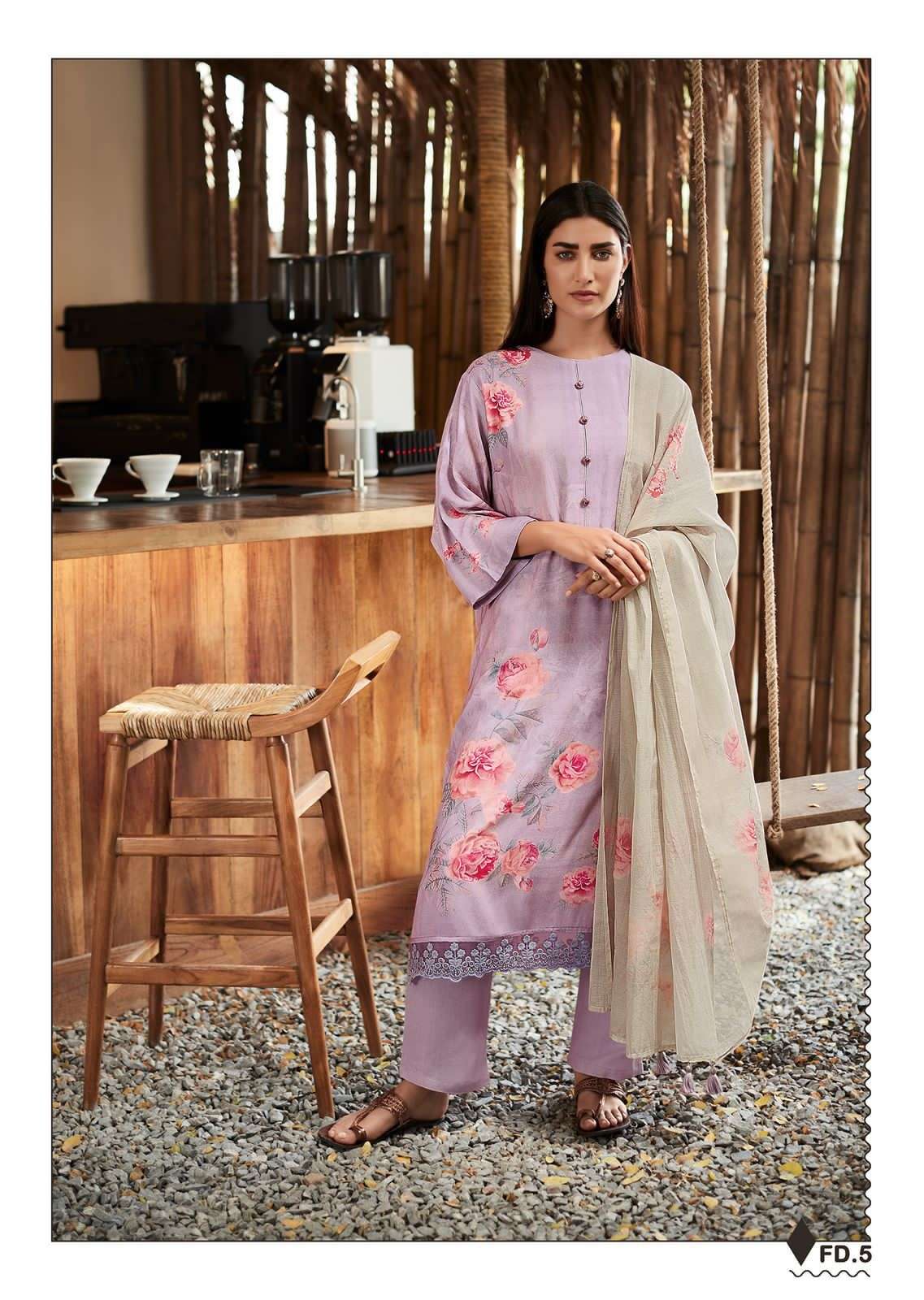 varsha fashion floral dream silk pashmina digital printed dress material collection wholesale price
