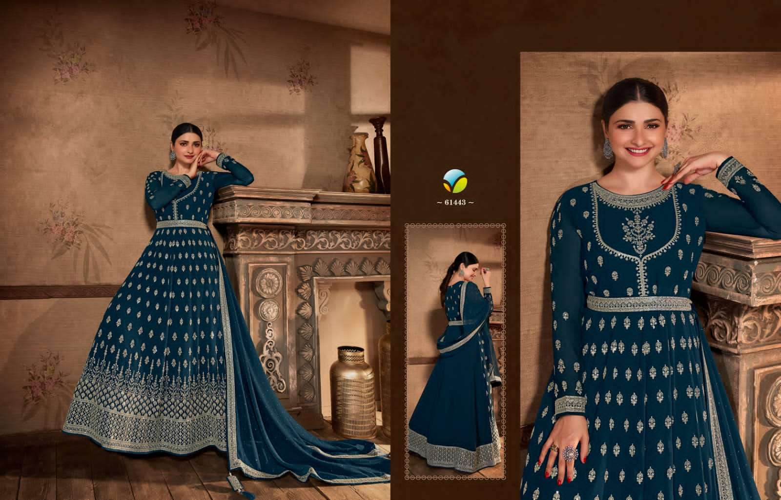 vinay fashion pakeeza 61441-61448 series fancy party wear salwar suits collection surat