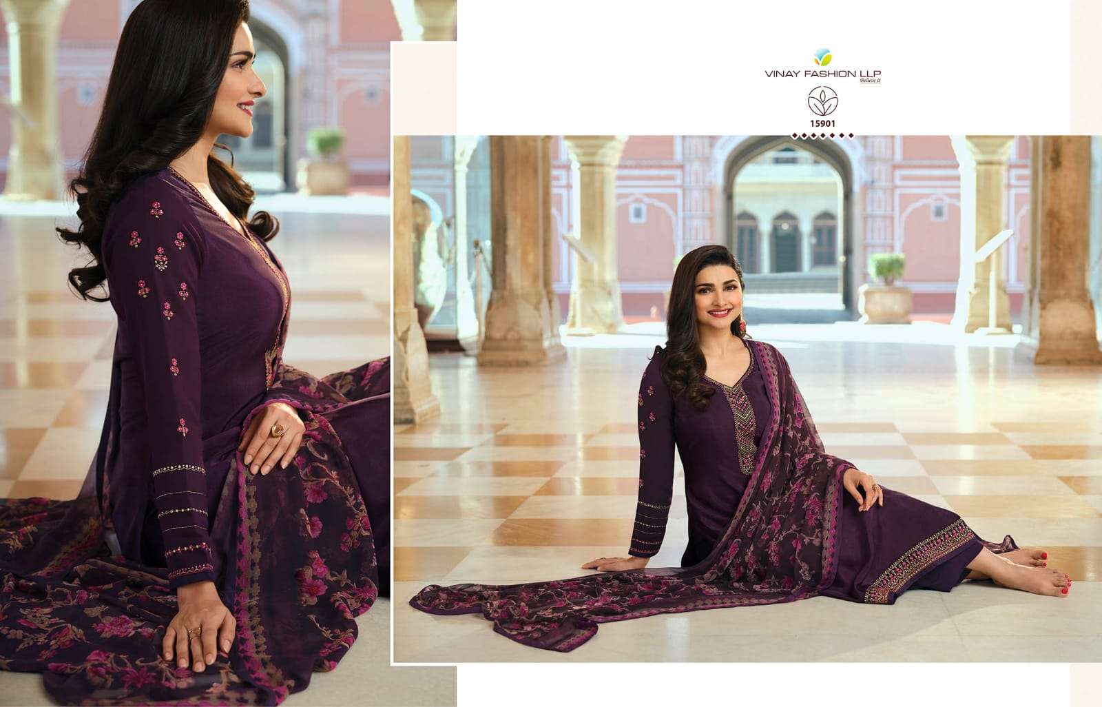 vinay fashion silkina crepe vol-35 15901-15908 series exclusive designer salwar suits online purchasing surat 