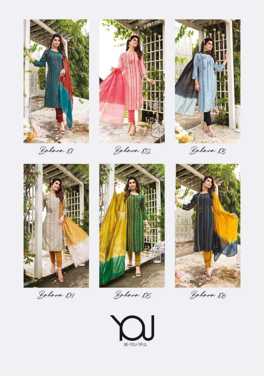 wanna bahara vol 2 01-06 series viscose fabrics designer readymade collection wholesale price