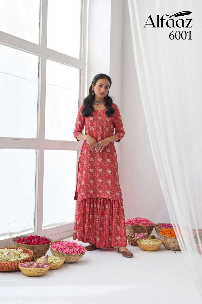alfaaz presents 6001-6004 series muslin silk readymade collection wholesale price 