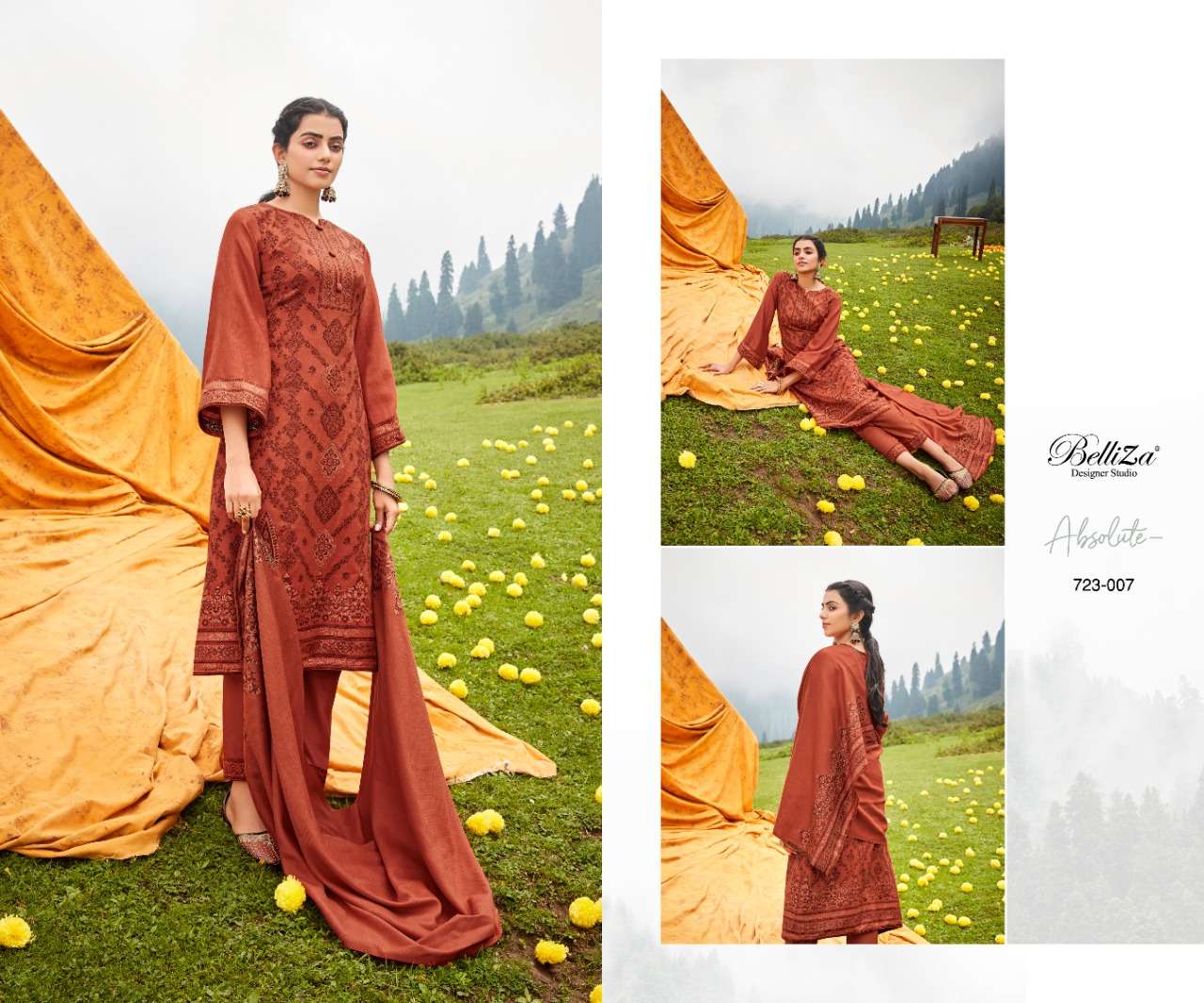 belliza designer kudrat pashmina kaani weaving jaqaurd fancy winter collection wholesale price 