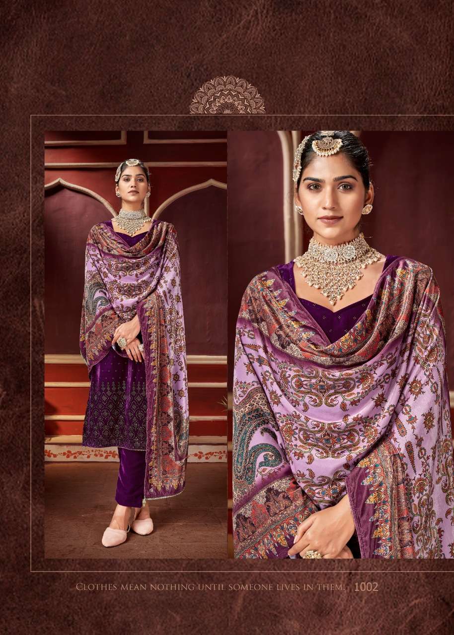 BOLLYWOOD INDIAN PAKISTANI ETHNIC PARTY WEAR PURE 9000 VELVET GOWN