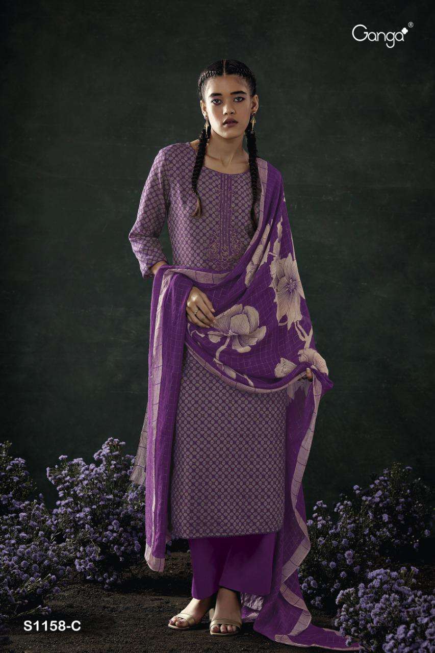 ganga anala 1158 colour series exclusive designer pumjbi winter collection online shopping best rate surat 