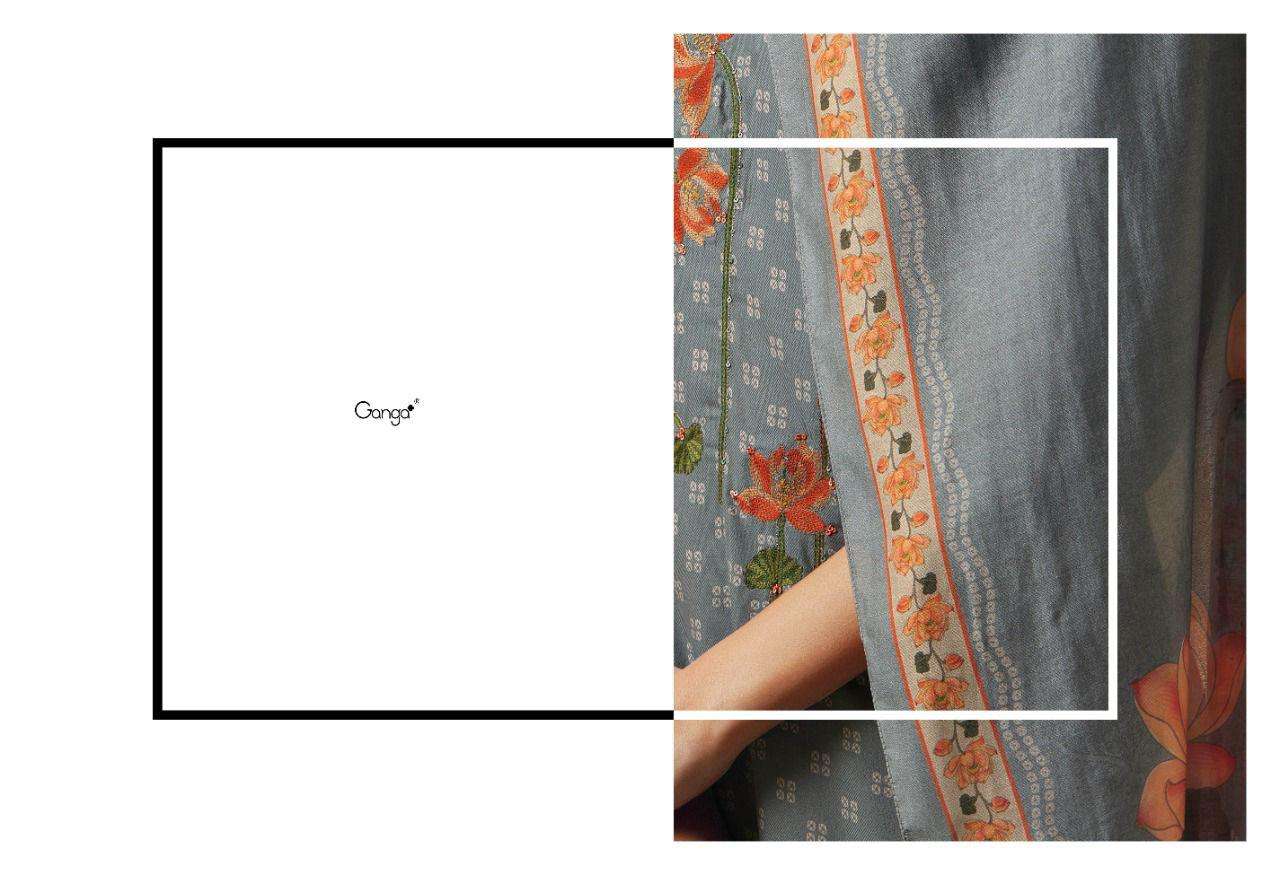 ganga aniya premium wool pashmina salwar suits catalogue