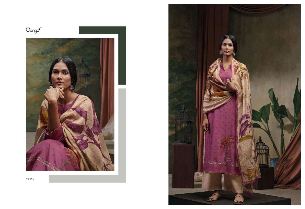 ganga symphony 1259-1264 series designer pashmina dobby salwar kameez online dealer wholesale price surat 