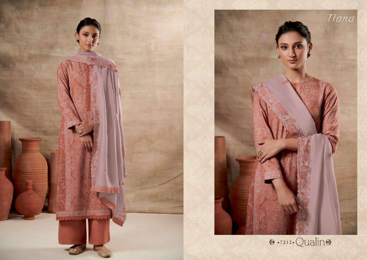 itrana qualin designer exclusive party wear winter collection salwar kameez online shopping surat dealer 