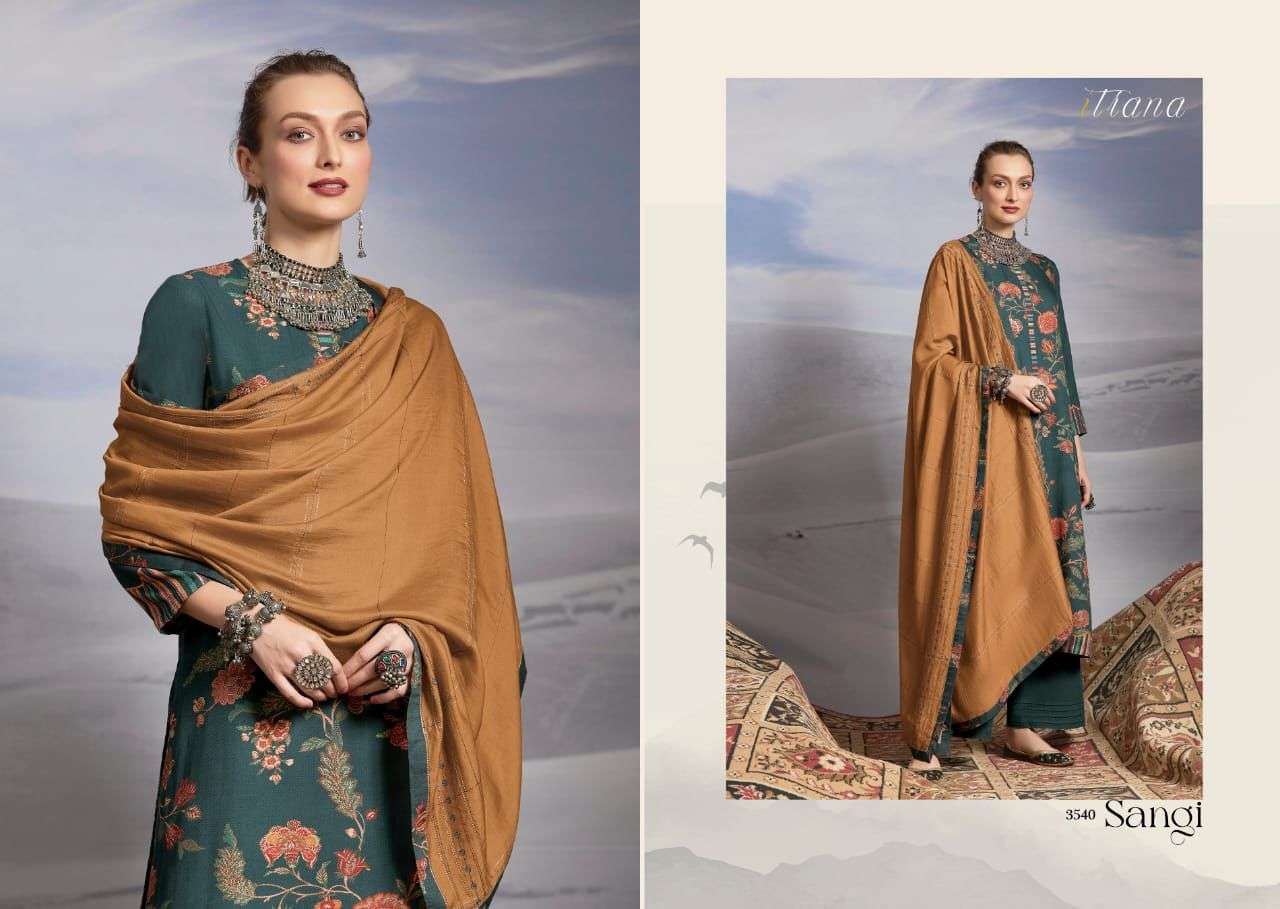 itrana sangi staple twil digital printed dress material wholesaler surat india