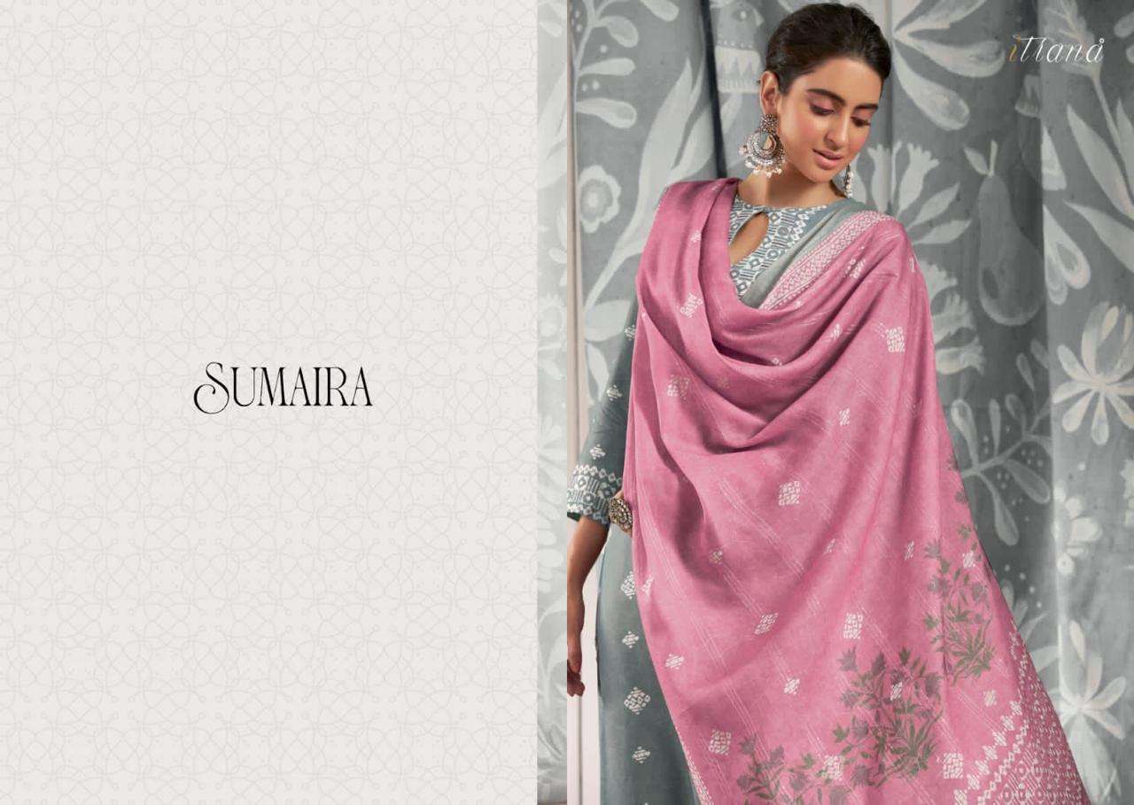 itrana sumaira staple twill digital printed with handwork fancy salwar suits online best price 