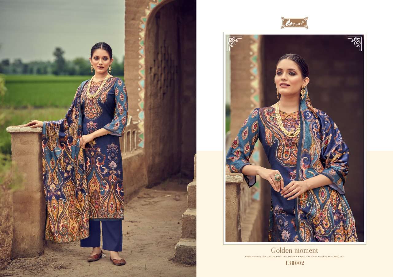 kesar aafreen 138001-138006 series modal heavy pasmina designer exclusive digital printed salwar suits surat dealer 