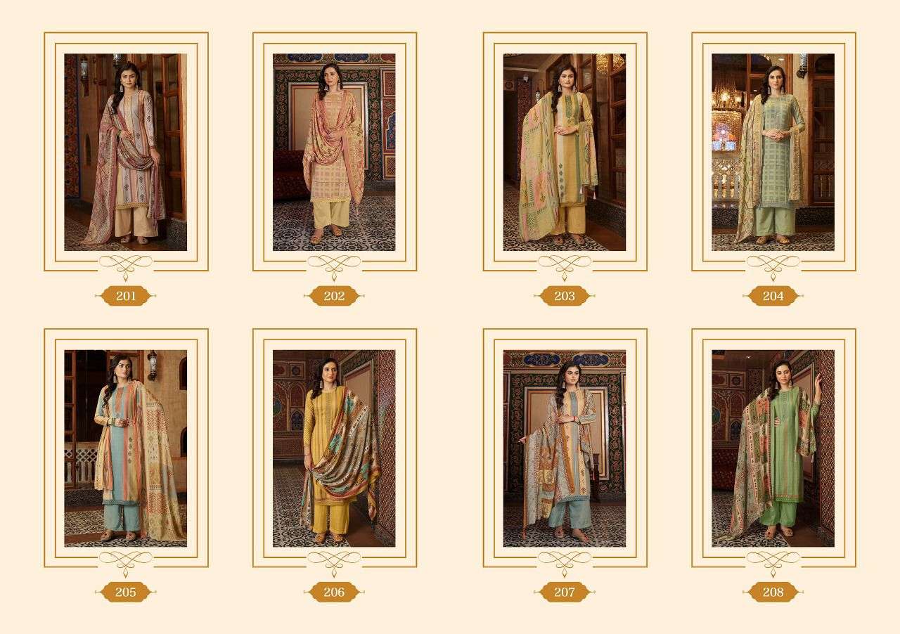 kesari trendz pak-libas 201-208 series dobby pashmina salwar kameez catalogue wholesale price surat