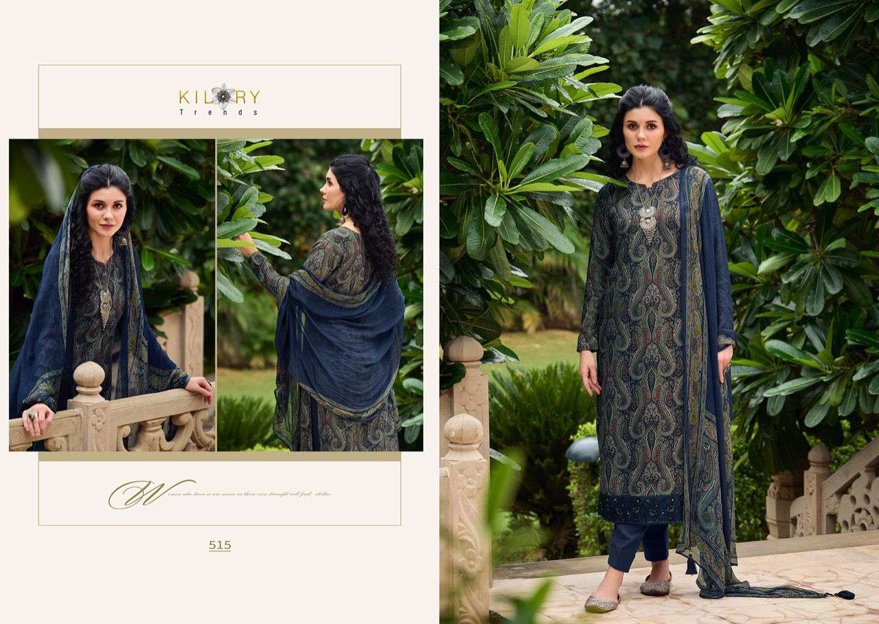 kilory trends parwaaz pure pashmina winter wear collection wholesale price at surat