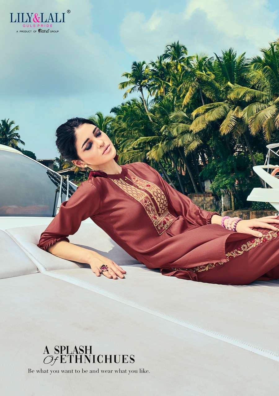 lily&lali miami 10301-10306 series miami natural silk kurtis with bottom fancy collection 