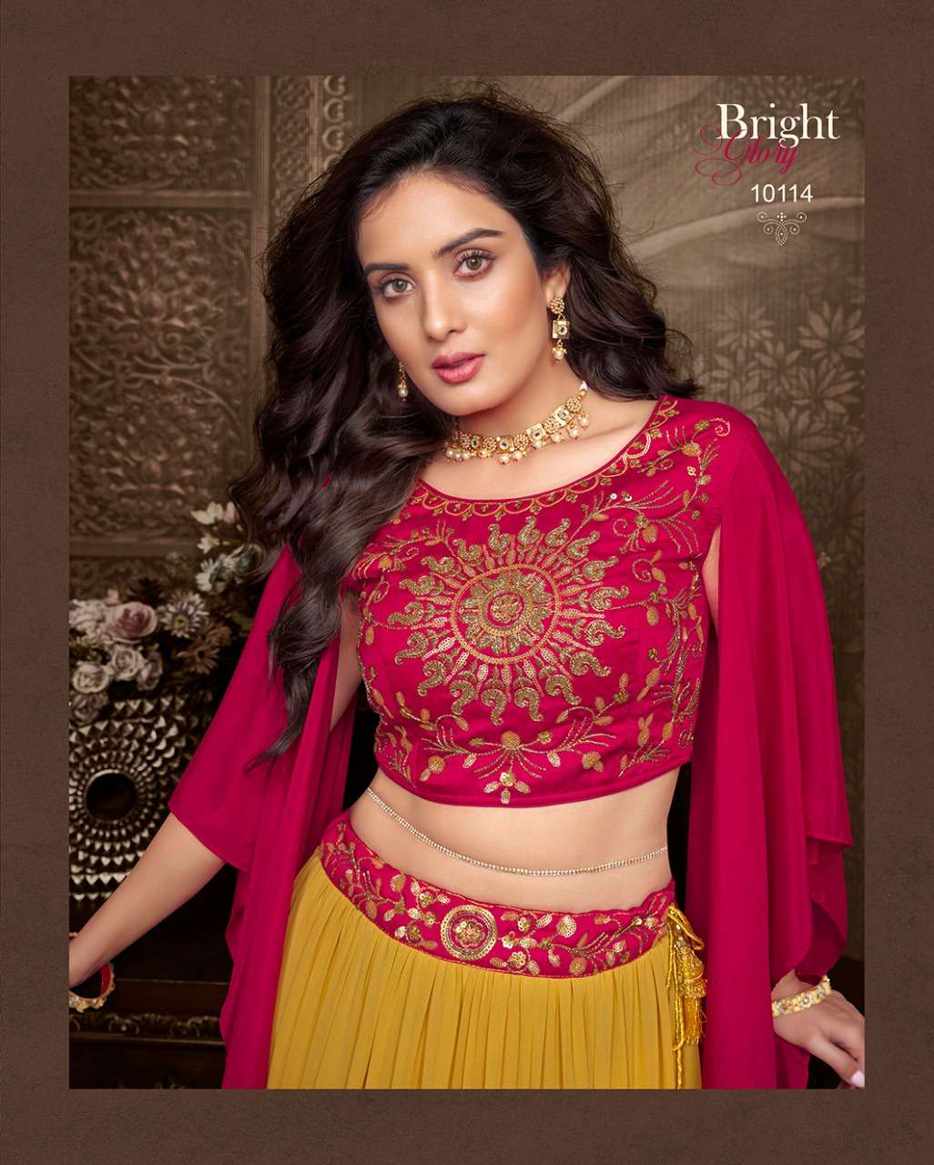 lily&lali tyohaar 10111-10114 series designer handwork choli with skirt collection wholesale price 