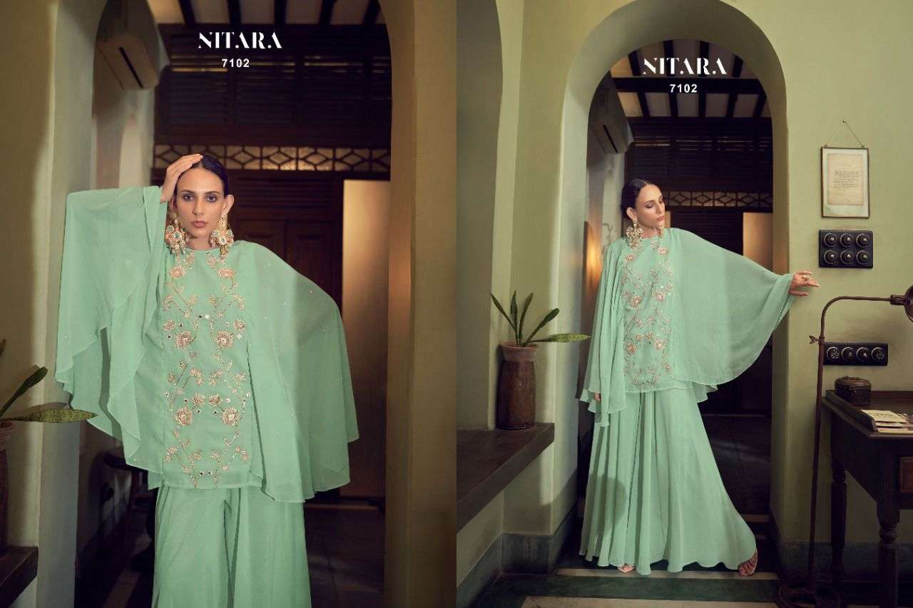 nitara ghazal vol-3 georgette party wear designer look collection wholesale price surat