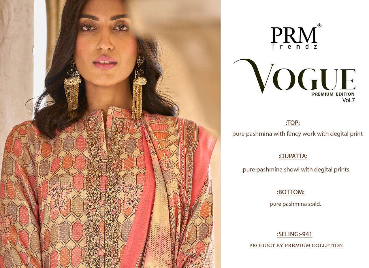 prm trendz vogue vol-7 pashmina premium collection wholesale price supplier surat
