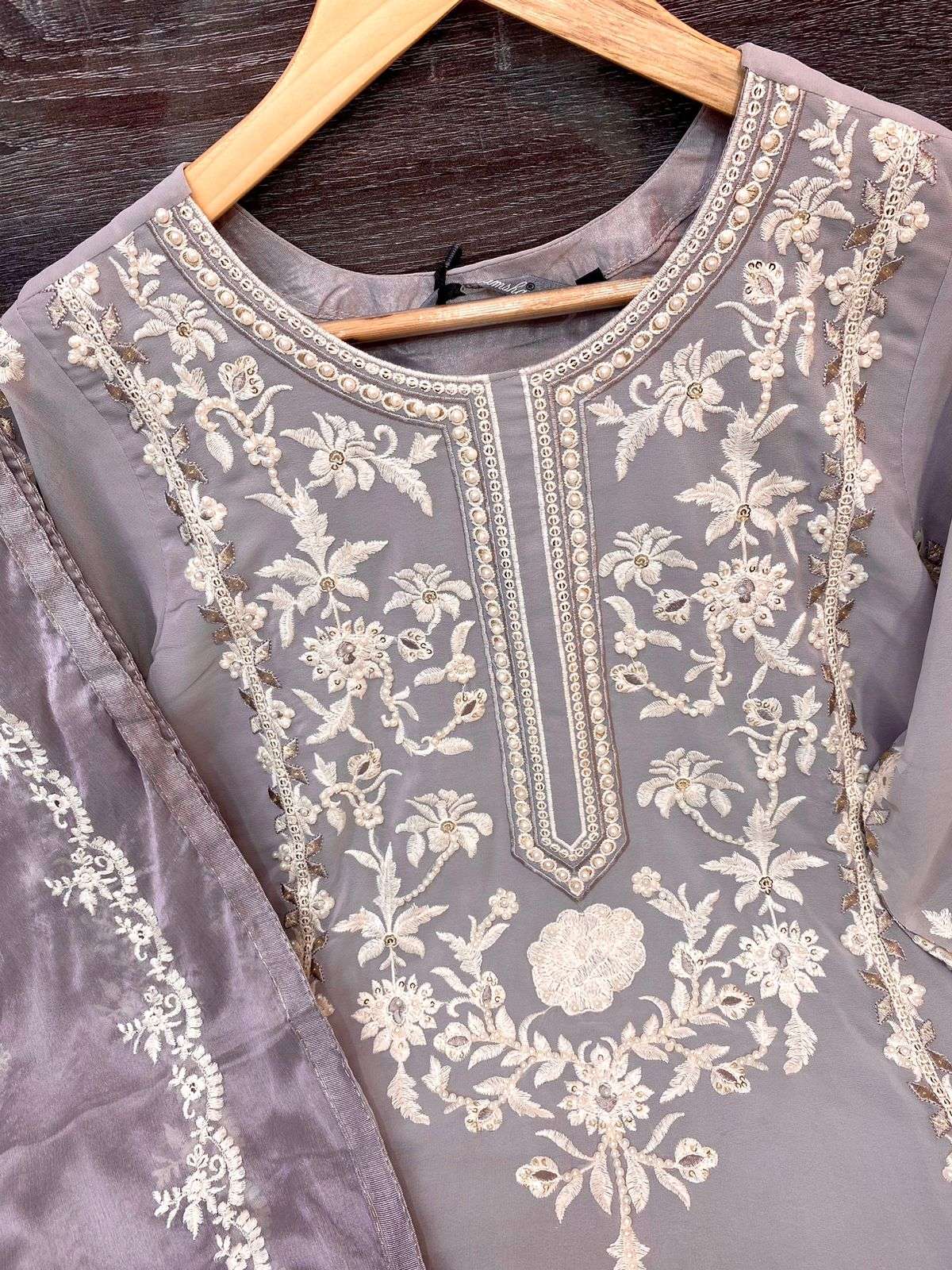 ramsha 1011 georgette embroidered full stich fancy salwar kameez wholesale price 