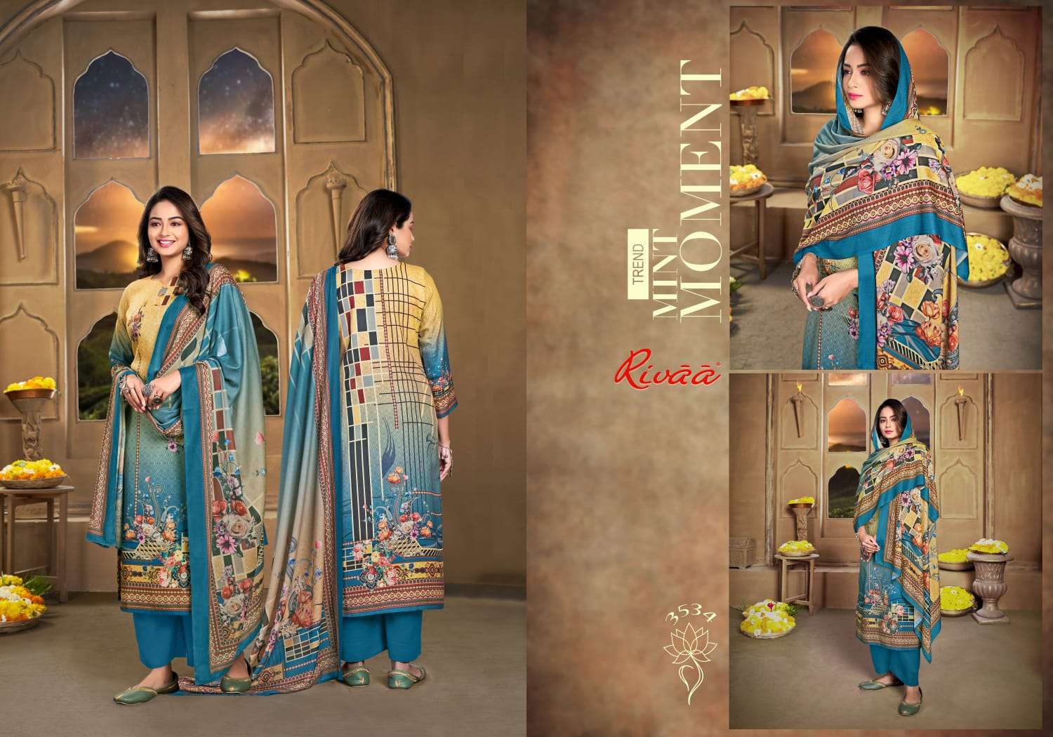 rivaa chaaya vol-2 heavy pashmina digital printed dress material collection wholesale price 