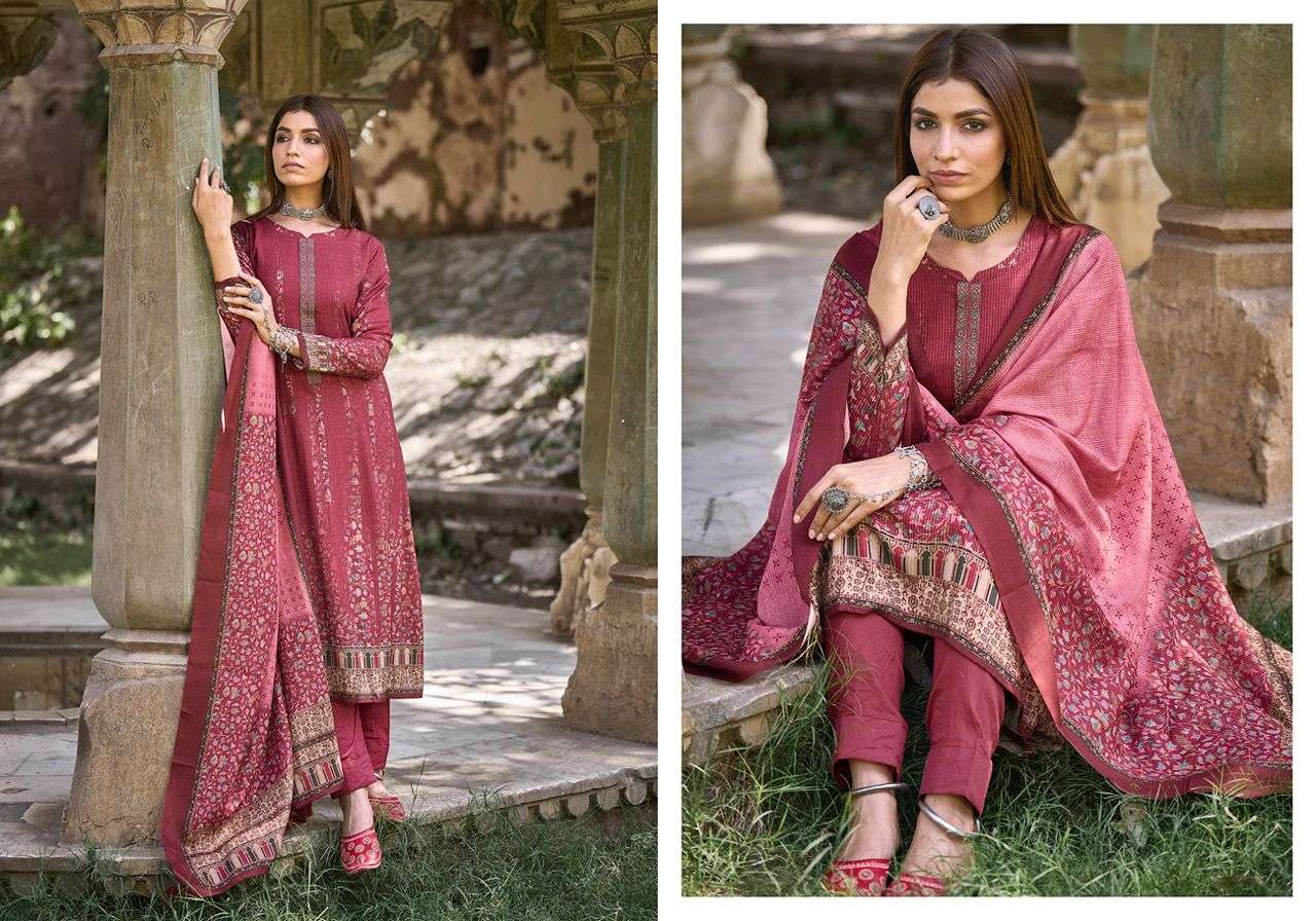 sadhana fashion be-shumaar 801-808 series pasmina designer winter suits collection online shopping surat 
