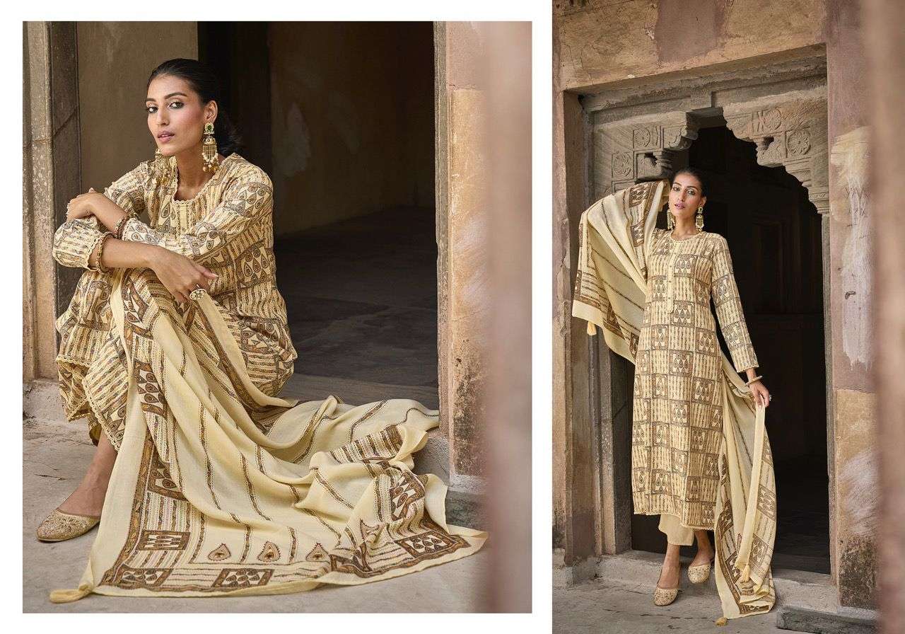 sadhana fitoor 501-508 series viscose pasmina designer exclusive party wear salwar kameez online whoesale dealer surat