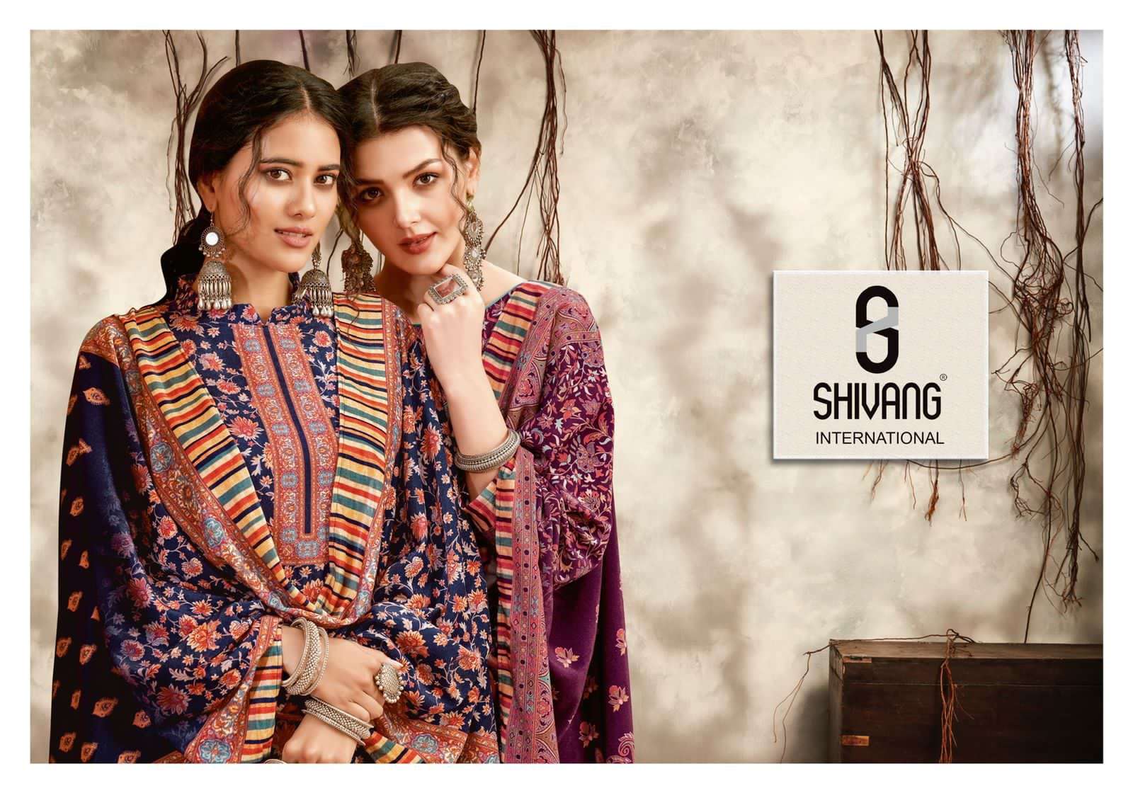 shivang international kaafila 5001-5006 series velvet digital exclusive salwar suits wholesale best rate pratham fashion
