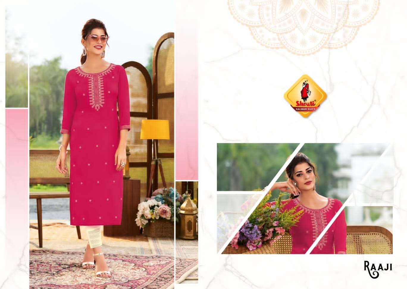 shruti suits manmohini vol-14 casual wear fancy kurtis online wholesale price surat