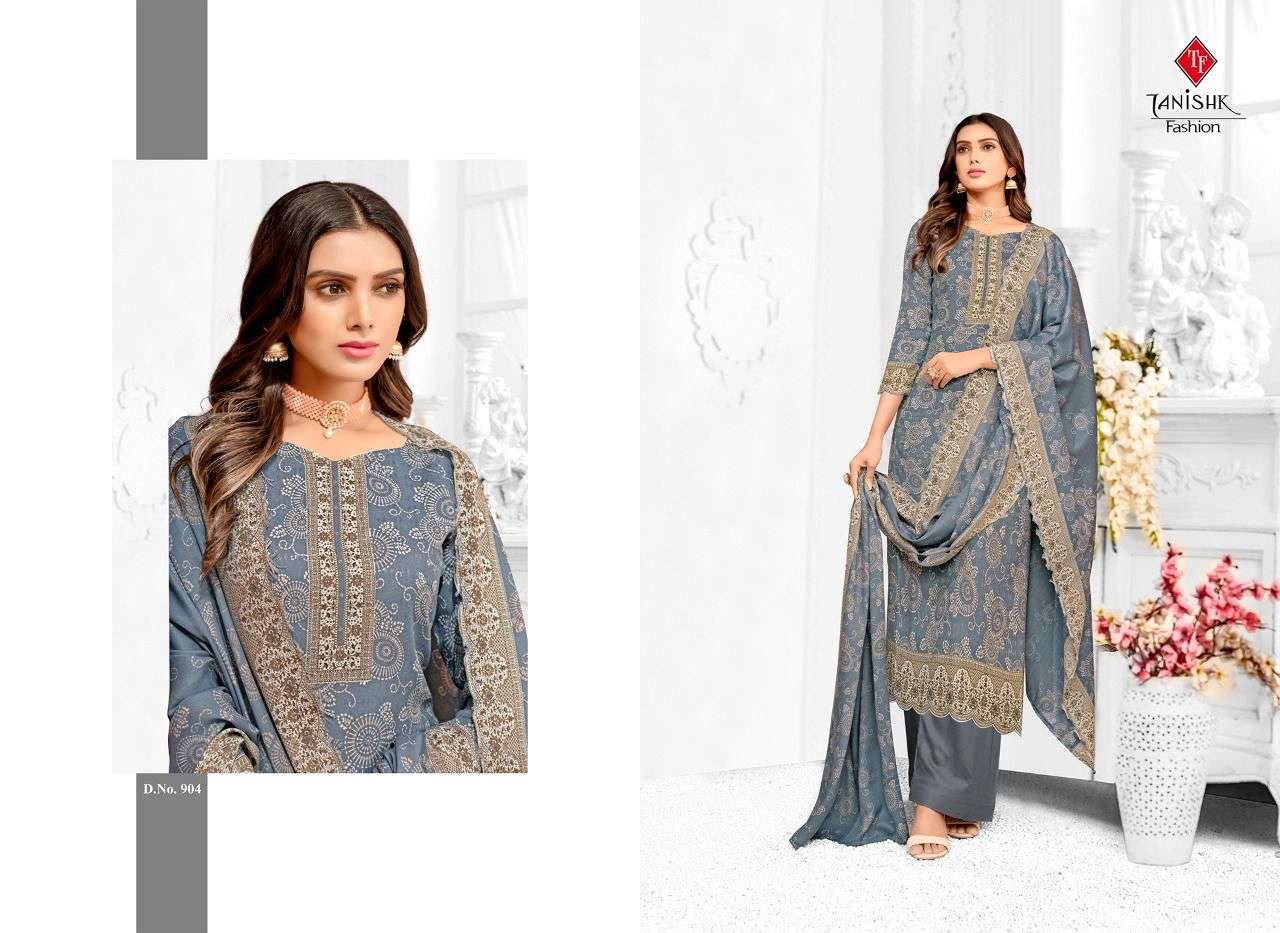 tanishk fashion by gulistan 901-908 series pasmina winter special salwar suits online best rate surat