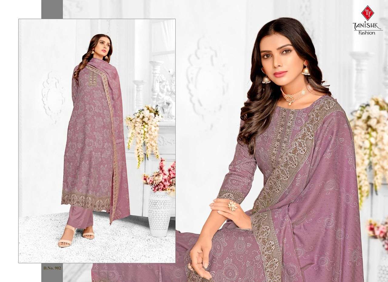 tanishk fashion by gulistan 901-908 series pasmina winter special salwar suits online best rate surat
