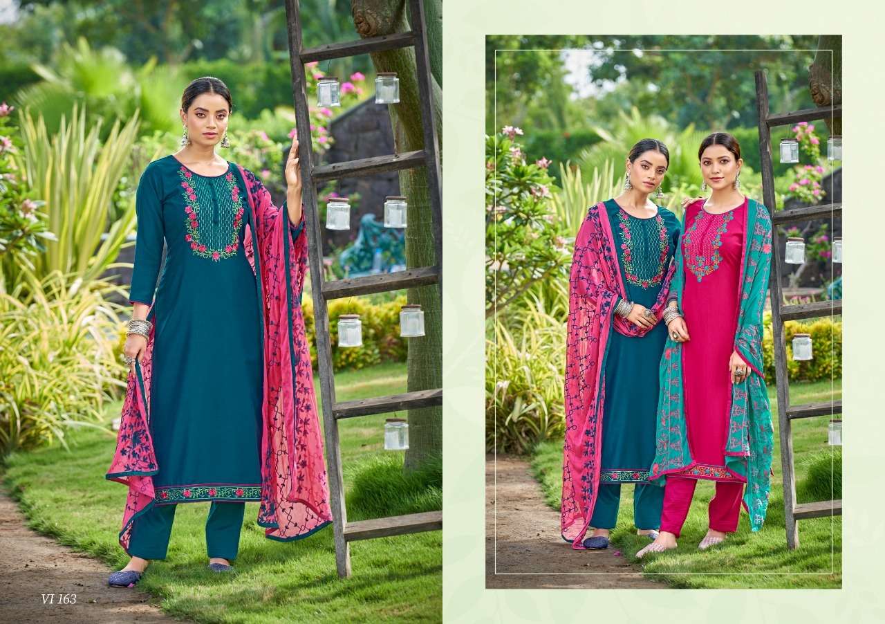 vedanti naveli vol-2 v1161-v1164 series parmpara silk designer exclusive salwar suits online shopping surat 