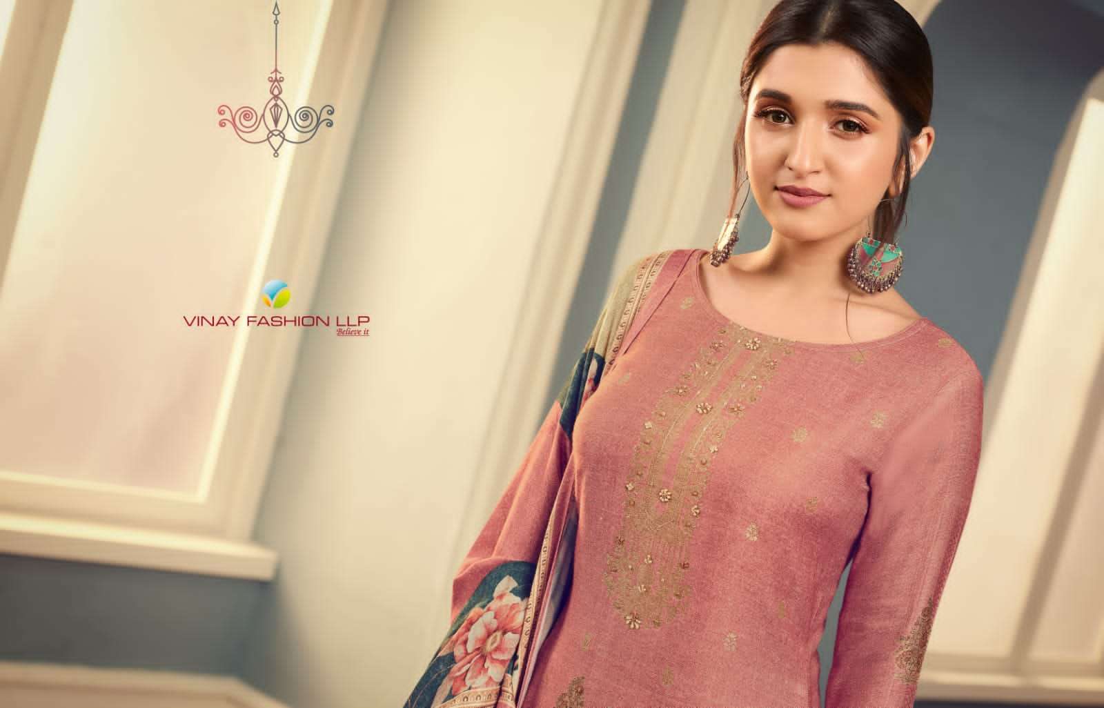 vinay fashion kervin dharini 62521-62526 series fancy pashmina salwar kameez wholesale price 