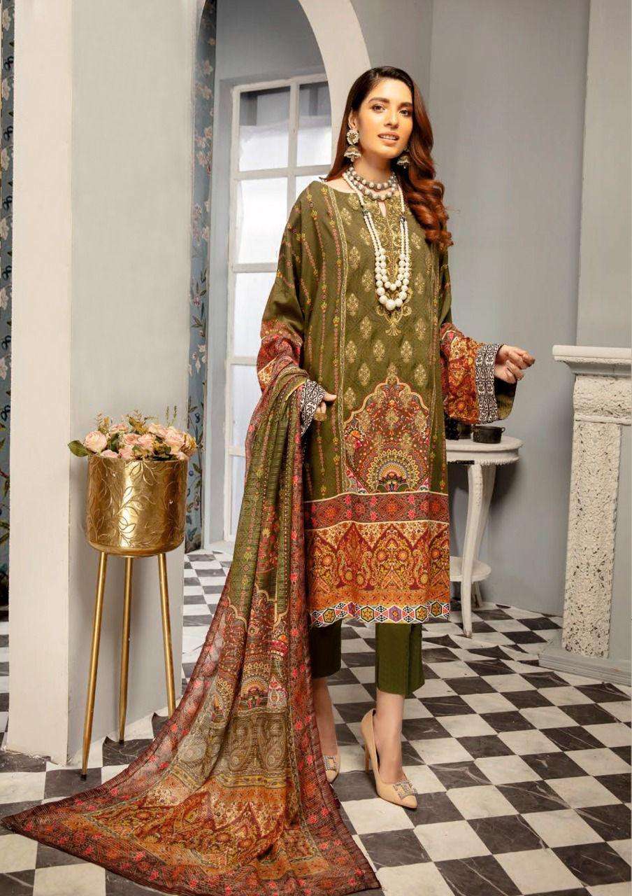 yashika trends bin saeed mahnoor vol-4 4001-4008 series pure lawn cotton pakistani collection online dealer surat