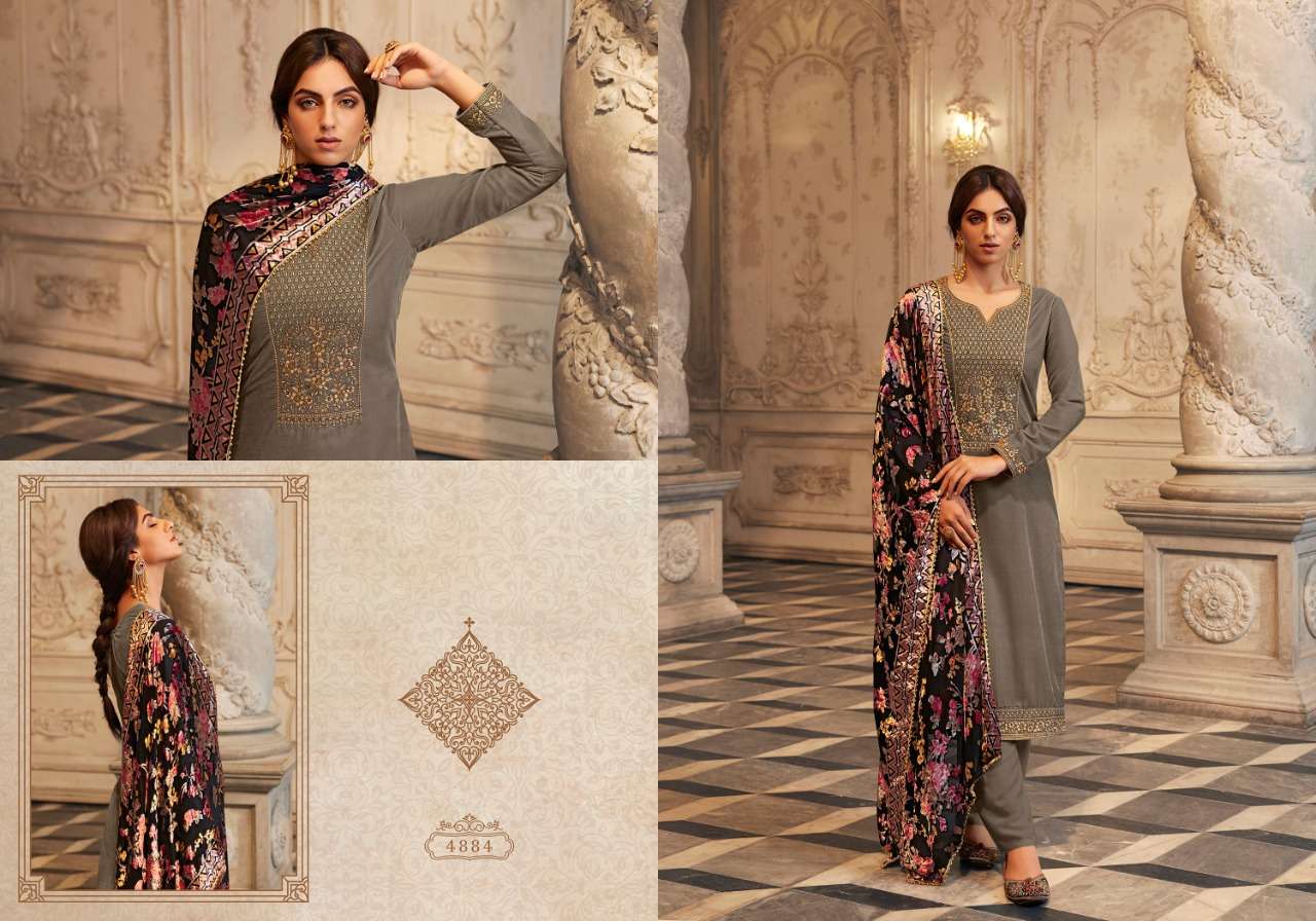 zisa charmy glamour vol-2 4881-4886 series velvet designer winter special salwar kameez online shopping surat 