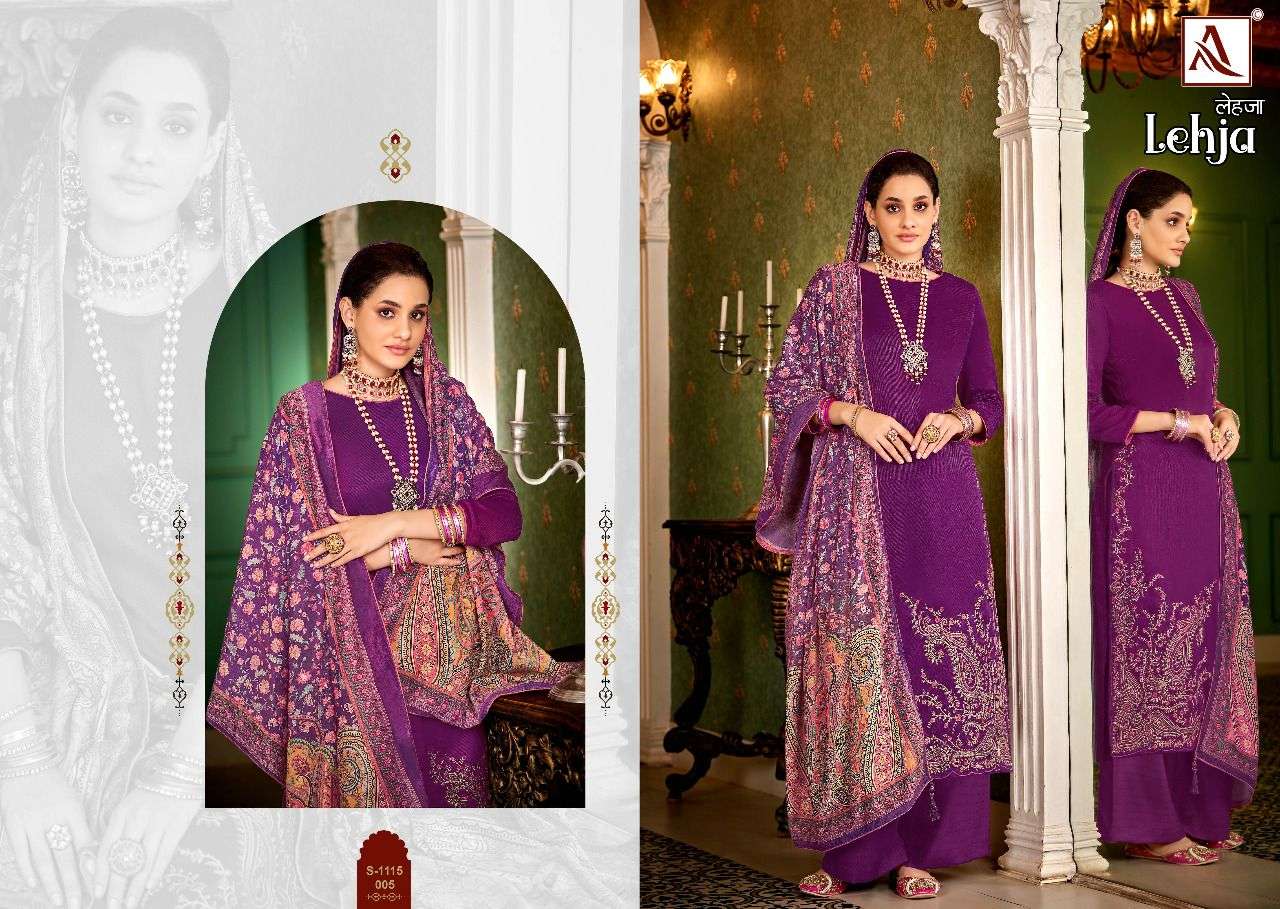 alok suits lehja premium pashmina designer kashmiri embroidery salwar suits collection surat