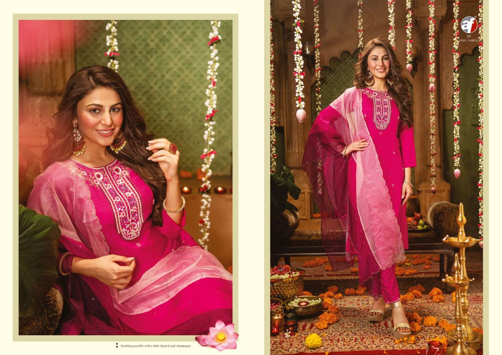 anju fabrics ghunghat vol-7 2651-2656 series pure viscose silk salwar kameez wholesale price 