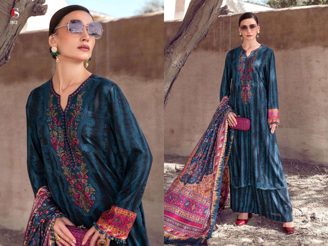 deepsy suits mariab mprint 22-5 pure cotton self embroidered salwar kameez surat