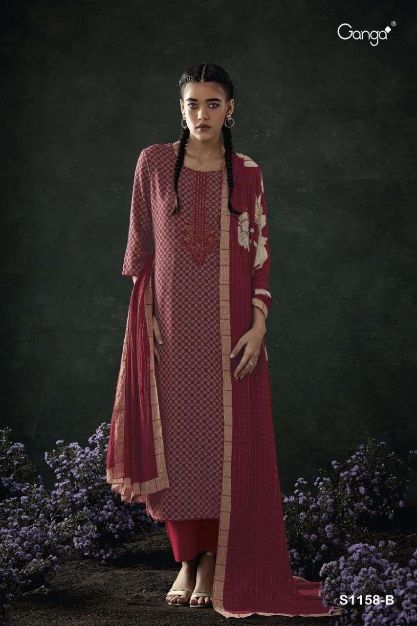 ganga anala 1158  indian designer salwar kameez collection 2022 