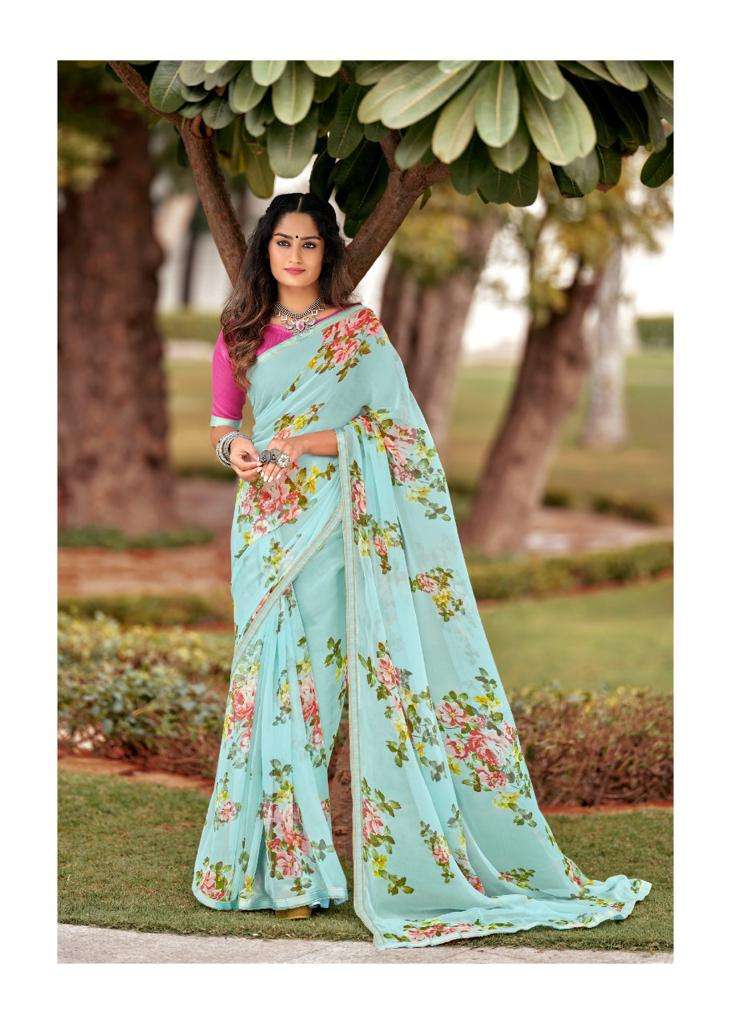 kashvi ceation radhika vol-2 30001-30010 series chifon designer sarees collection buy online best price 