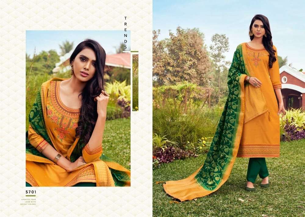 kessi fabrics asopalav vol-17 5701-5708 jam silk with work salwar suits collection wholesale price surat