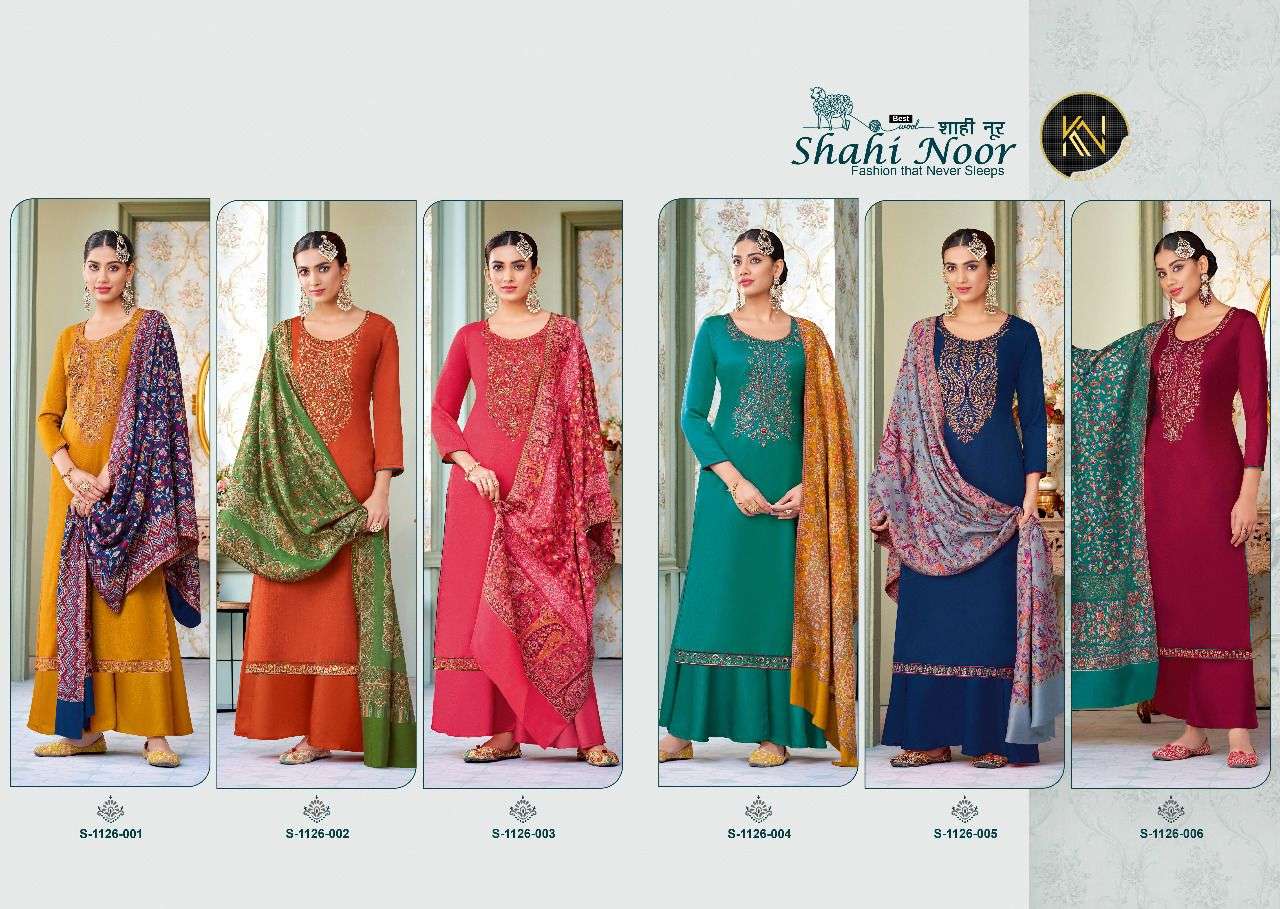 kulnidhi noor shahi designer viscose pashmina salwar kameez online wholesaler surat india 
