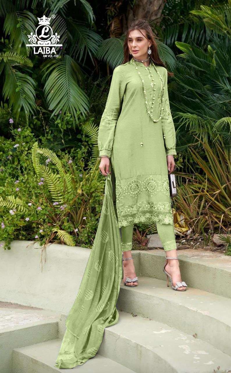laiba am vol 159 stylish designer salwar suits collection 2022 