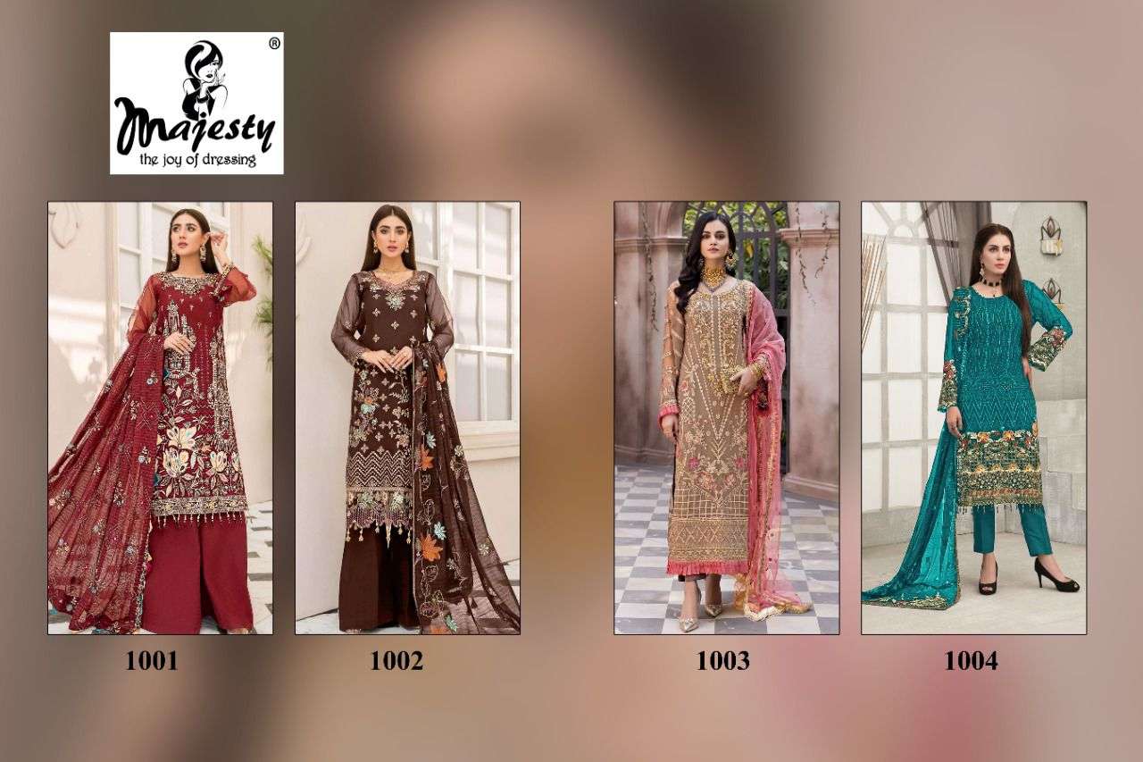 majesty maryams vol-5 georgette fancy designer salwar kameez surat online india