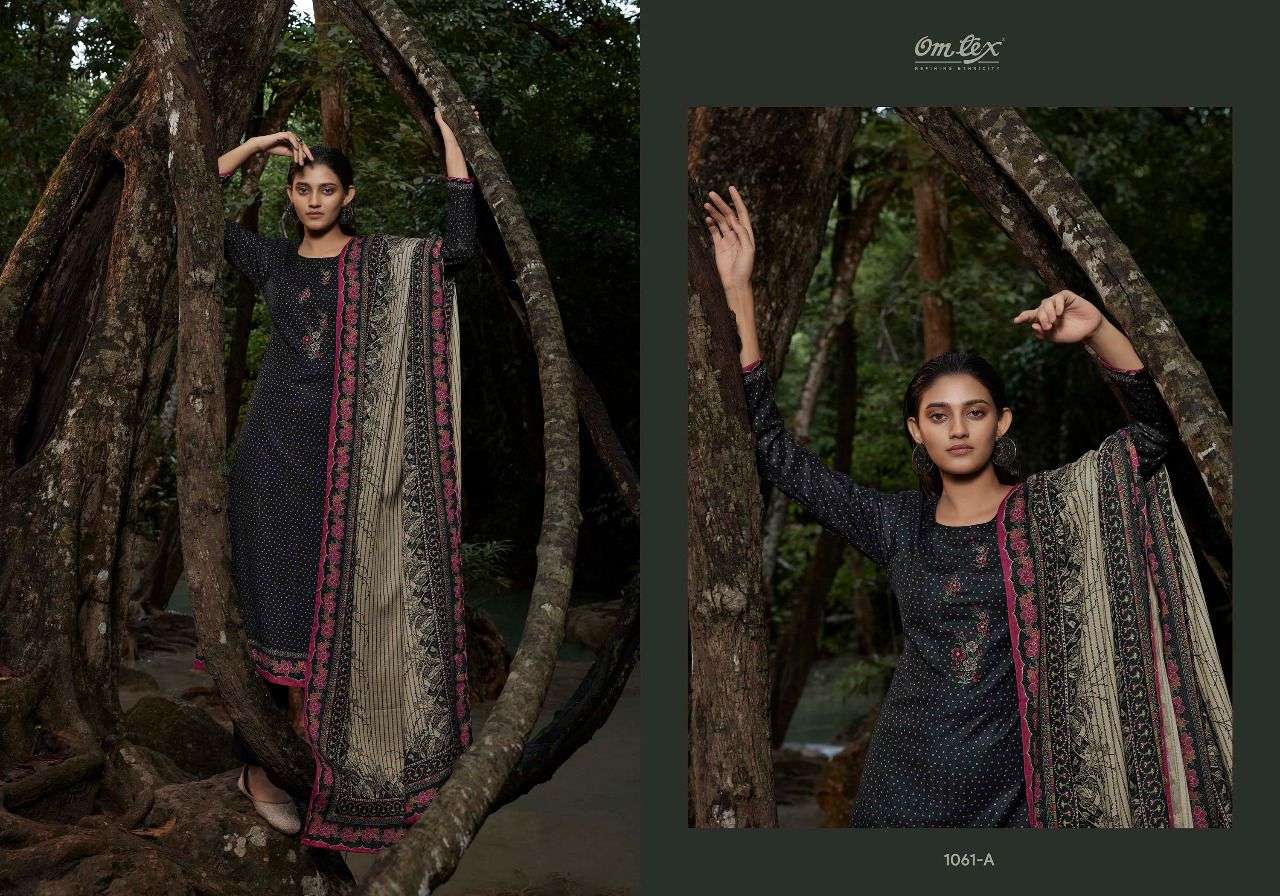 omtex anyssa 1061 colour series designer party wear pashmina digital printed suits online dealer surat