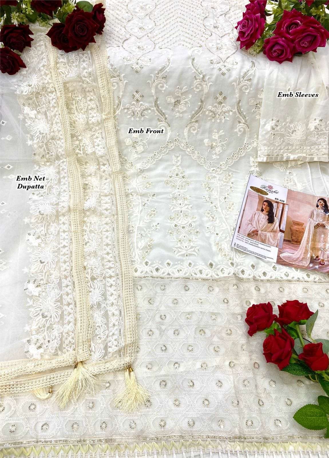 ramsha 429 colours georgette heavy embroidered salwar kameez wholesale price surat